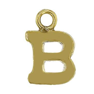 Letters Charms Alphabet Charms Gold Approx 10x15mm / Half Inch 